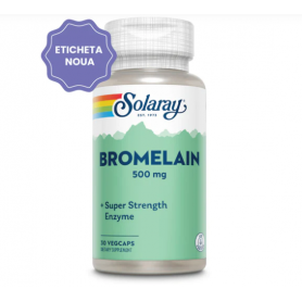 Bromelain 500mg 30tb - Solaray - Secom