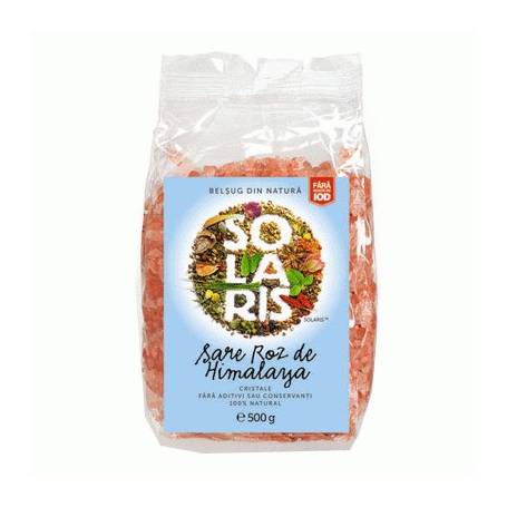 Sare De Himalaya roz cristale 500g SOLARIS