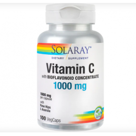 Vitamina C 1000mg - 100cps Solaray - Secom