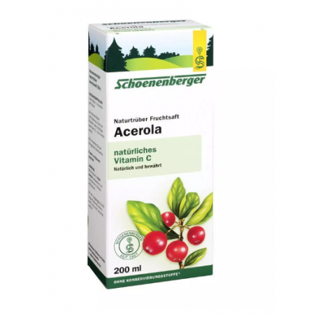 Suc bio de Acerola 200ml SCHOENENBERGER