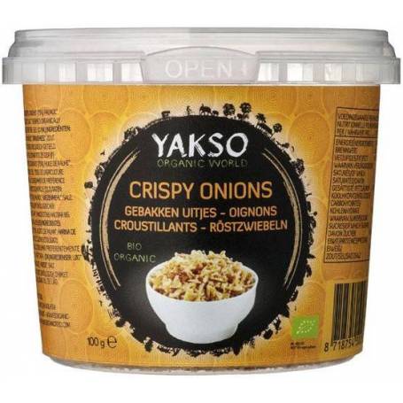 Crispy din ceapa crocanta, eco-bio, 100g - Yakso