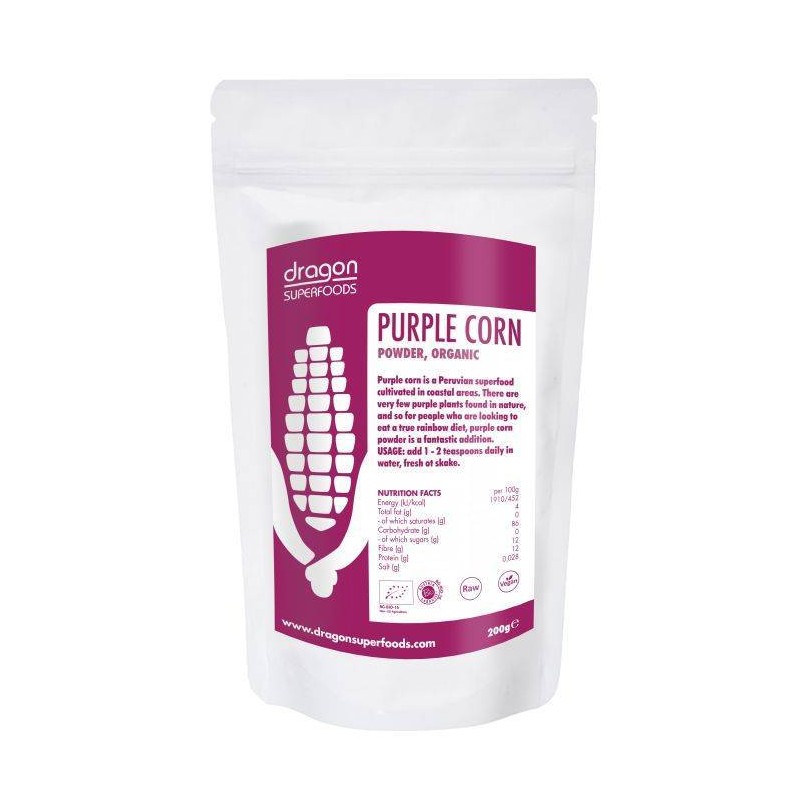 Faina din porumb purpuriu eco-bio 200g - Dragon Superfoods