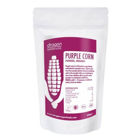 Faina din porumb purpuriu eco-bio 200g - Dragon Superfoods
