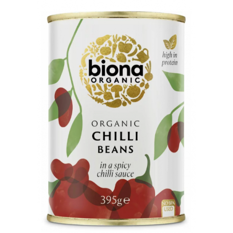 Chilli Beans Red Kidney, 395g - Biona