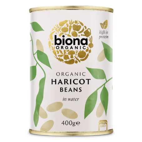 Fasole alba Haricot eco-bio 400g, Biona