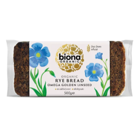 Paine integrala de secara cu seminte de in eco-bio 500g - Biona