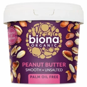 Unt de arahide smooth fara sare eco-bio 1kg - Biona