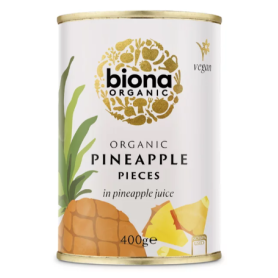 Ananas bucati in suc de ananas, eco-bio, 400g - Biona
