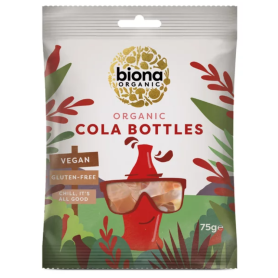 Jeleuri organice Cola Bottles 75g Biona