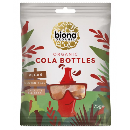 Jeleuri organice Cola Bottles 75g Biona