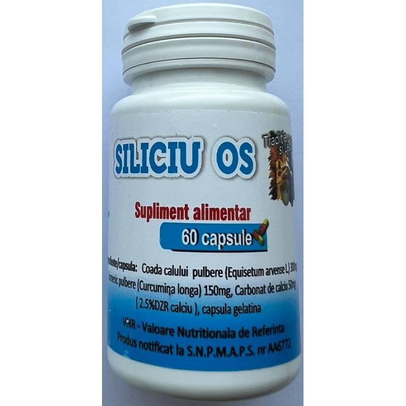 Siliciu Os, 60cps - Herbs, Herbs
