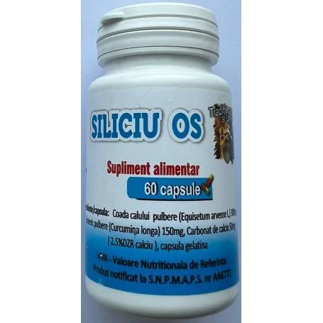 Siliciu Os, 60cps - Herbs, Herbs