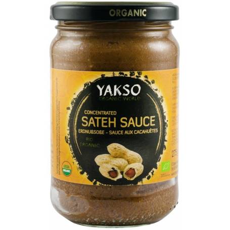 Sos Sateh de arahide, concentrat, eco-bio, 275g - Yakso