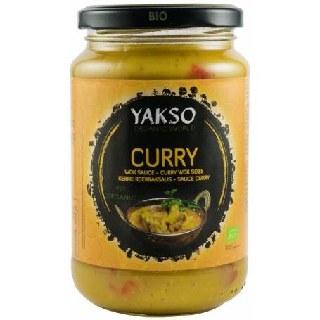 Sos de curry pentru wok, eco-bio, 350g - Yakso