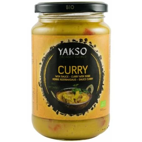 Sos de curry pentru wok, eco-bio, 350g - Yakso