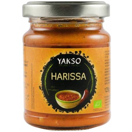 Harissa pasta picanta, eco-bio, 125g - Yakso