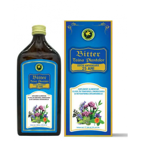 Bitter Taina Plantelor fara alcool - 200ml - HYPERICUM