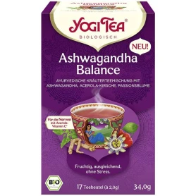 Ceai Ashwagandha Balance Eco-Bio, 17 pliculețe Yogi Tea