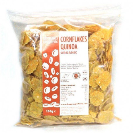Fulgi de porumb cu quinoa eco-bio 150g - Dragon Superfoods