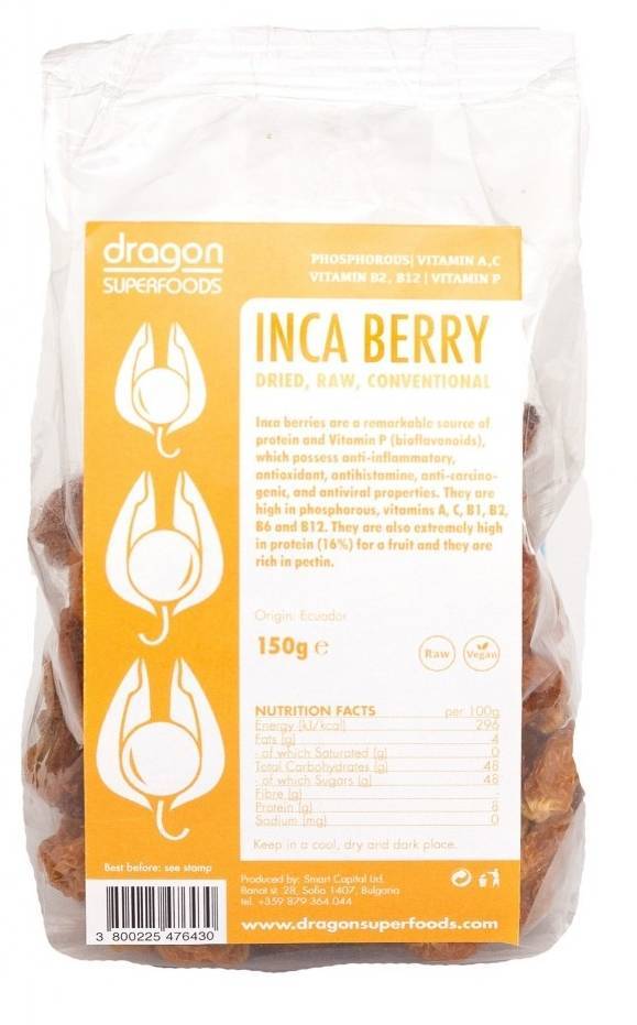 Incan berries raw organic 150g - dragon superfood