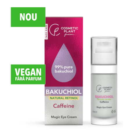 BAKUCHIOL – Magic Eye Cream cu 99% Bakuchiol pur (Natural Retinol) și Cafeină 30 ml Cosmetic Plant