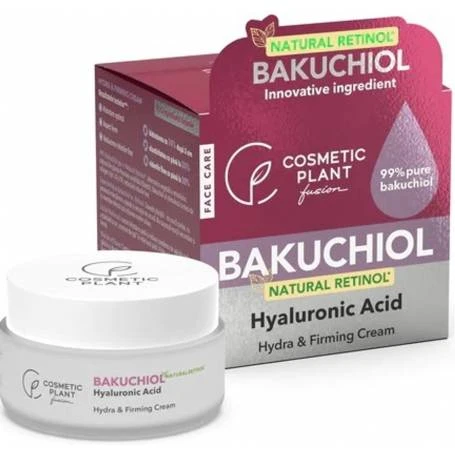 BAKUCHIOL – Hydra & Firming Cream cu 99% Bakuchiol pur (Natural Retinol) și Acid Hialuronic 50 ml
