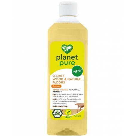 Detergent pentru suprafete din lemn - portocale, eco-bio - 510ml, Planet Pure