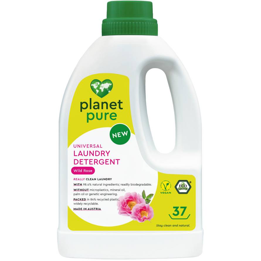 Detergent Pentru Rufe - Trandafir Salbatic - Eco-bio, 1.48 Litri, Planet Pure
