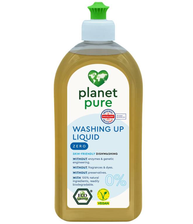 Detergent Pentru Vase - Neutru, Hipoalergen - Eco-bio, 500ml Planet Pure