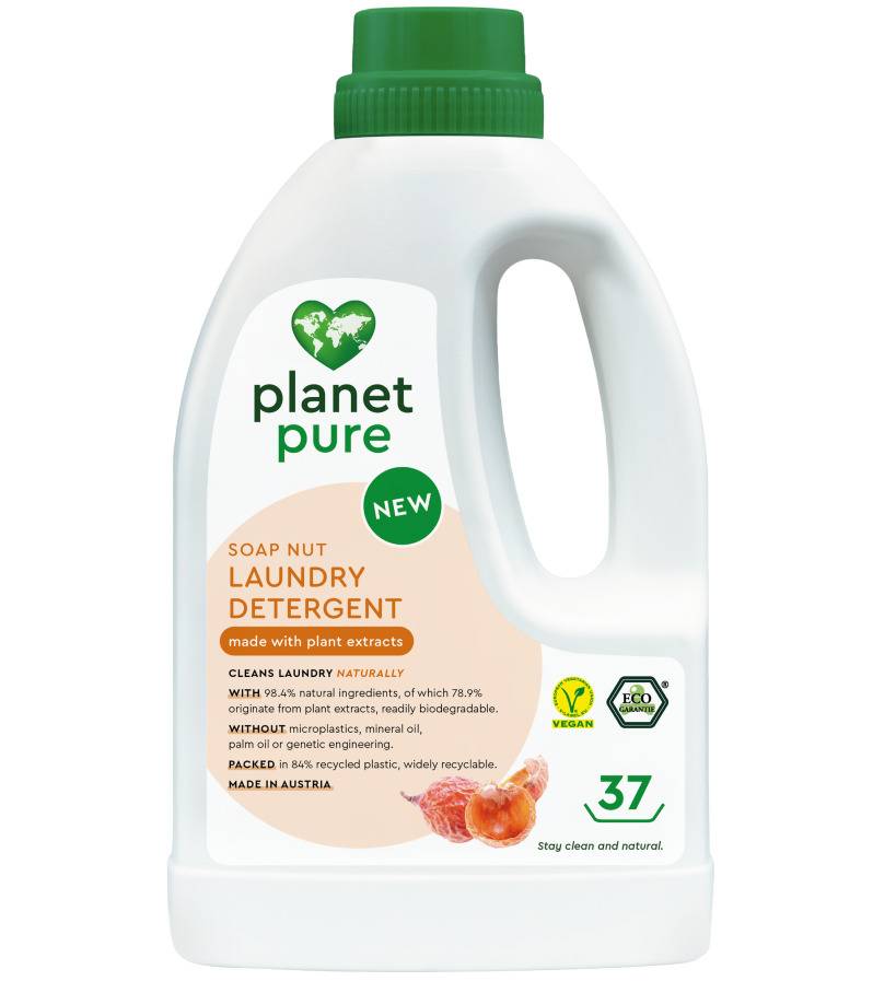 Detergent Lichid Pentru Rufe Din Nuci De Sapun - Eco-bio, 1.48 Litri, Planet Pure