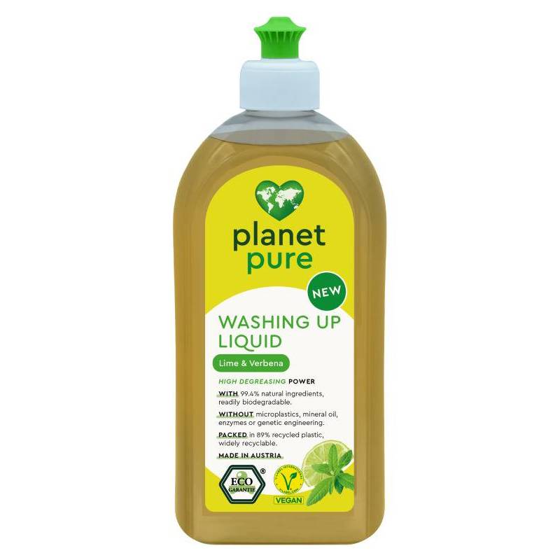 Detergent pentru vase cu lime si verbena - eco-bio, 500ml Planet Pure