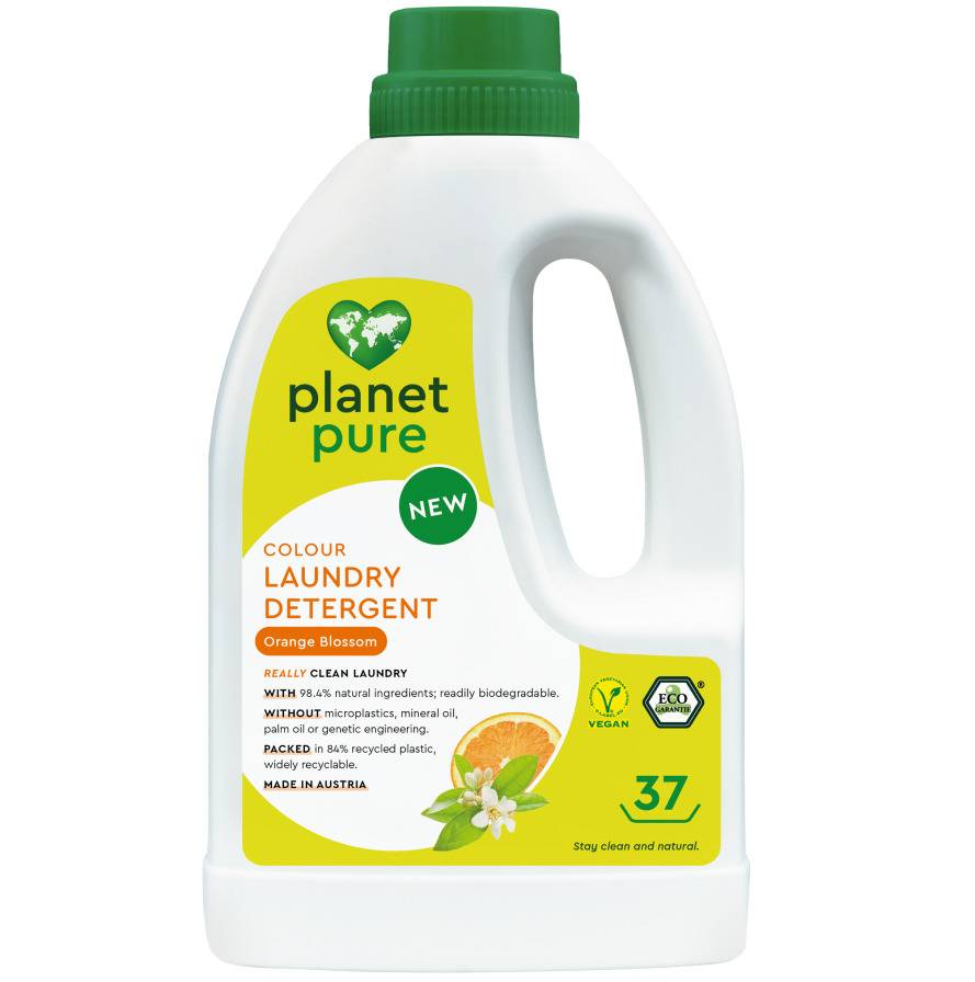 Detergent Pentru Rufe Colorate Cu Flori De Portocal - Eco-bio, 1.48 Litri, Planet Pure