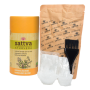 Vopsea Henna de par Blond Caramel, 150gr – Sattva Ayurveda