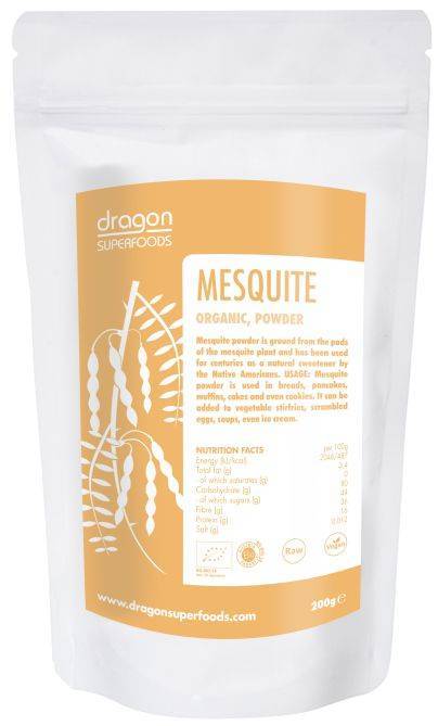 Mesquite raw eco-bio 200g - dragon superfoods