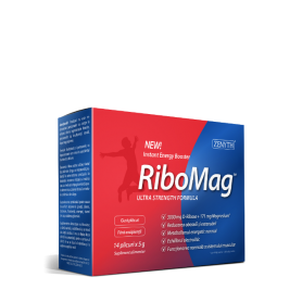 RiboMag - energy booster - magneziu pidolat si D-riboza, 14 plicuri x 5 g, Zenyth