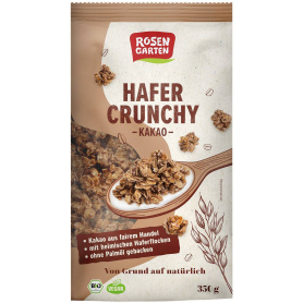 Musli crunchy din ovaz cu cacao, 350g - Rosen Garten