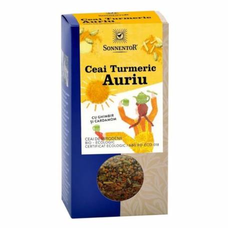 Ceai Turmeric Auriu 120gr, Sonnentor