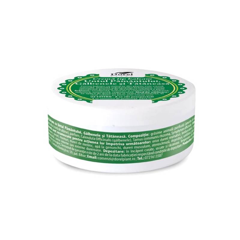 Crema Untul Pamantului, Galbenele si Tataneasa, 100g, Dorel Plant