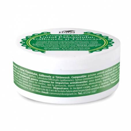 Crema Untul Pamantului, Galbenele si Tataneasa, 100g, Dorel Plant