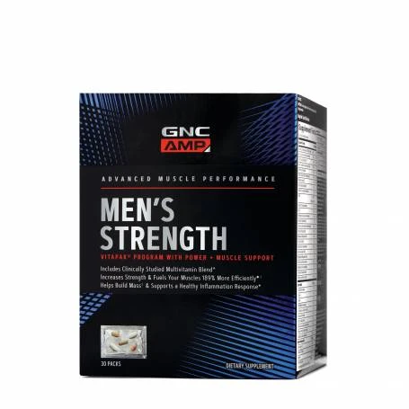 Men's Strength, Formula Pentru Cresterea Masei Musculare,  30 Pachete, GNC