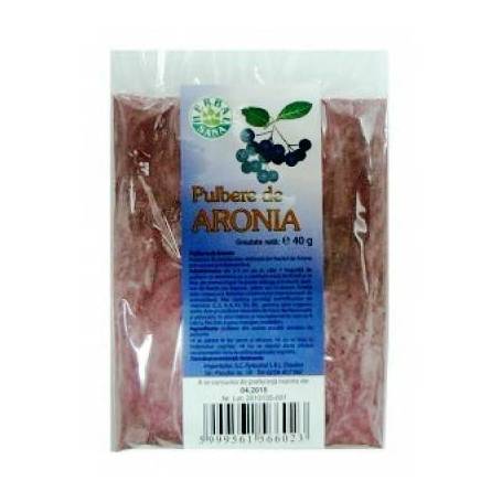 Pulbere de Aronia 40g ECO-BIO - Herbavit