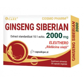 Ginseng Siberian 2000mg, 30cps - Cosmo Pharm
