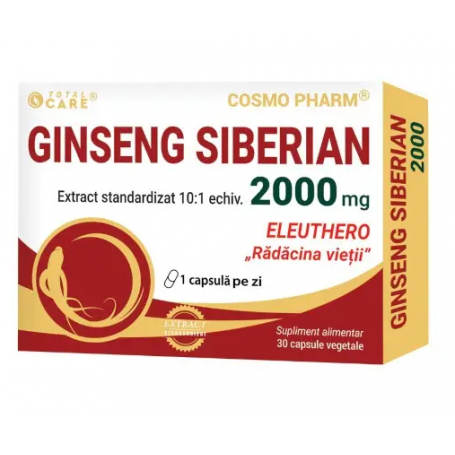 Ginseng Siberian 2000mg, 30cps - Cosmo Pharm