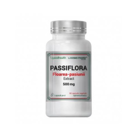 Passiflora ( Floarea Pasiunii ) Extract, 500 mg, 60 capsule  vegetale, Cosmo Pharm