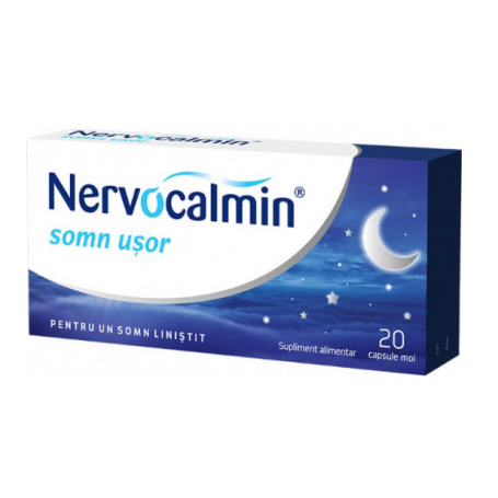 Nervocalmin Somn Usor Cu Valeriana 20cps - BIOFARM