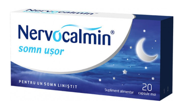 Nervocalmin Somn Usor Cu Valeriana 20cps - Biofarm
