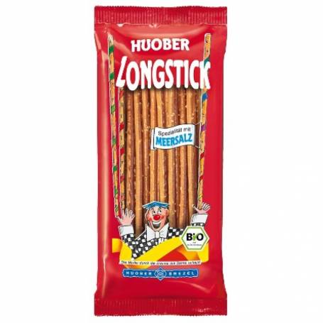 Sticksuri lungi cu sare, eco -bio, 125 g, Huober