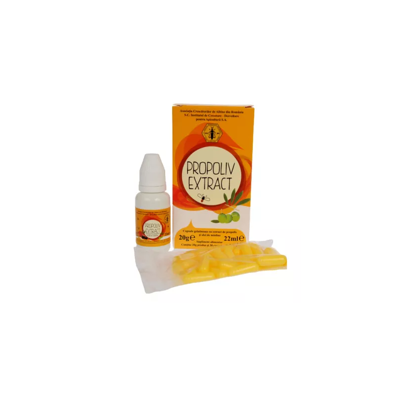 Propoliv extract 30cpr - Institutul Apicol