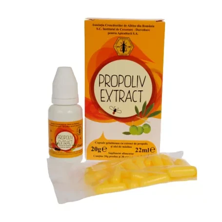 Propoliv extract 30cpr - Institutul Apicol