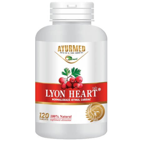 LYON HEART - inima sanatoasa tablete, AYURMED 120 tablete